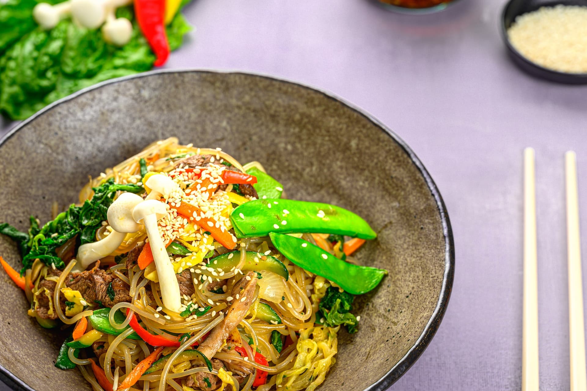 Une recette facile de Japchae à faire Recettes chinoises